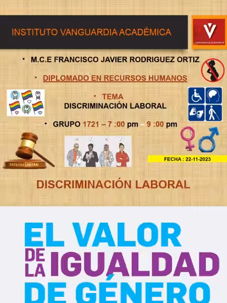 Igualdad en el Trabajo: ¡Tu Derecho a un Trato Justo y sin Discriminación Laboral!