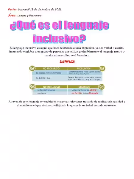 El Poder de las Palabras: Navegando el Lenguaje Inclusivo en Nuestra Comunicación